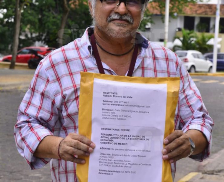 Presenta Morena Tabasco denuncia contra dirigentes de la Canaco