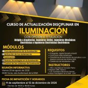 UJAT ofrece curso de Actualización en Iluminación
