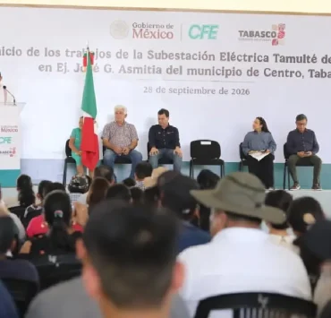 Construcción de subestación eléctrica beneficiará a la zona Yokot’an