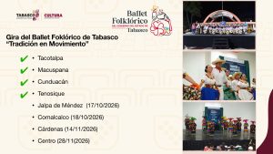 La cultura tabasqueña llega a más comunidades con música, danza, folclor y tradiciones, impulsando Cultura a todos los rincones de Tabasco y fortaleciendo la identidad de sus habitantes.