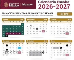 El calendario escolar de la SEP establece que el 16 de septiembre será día de suspensión de labores docentes, mientras que el 14 y 15 habrá clases con normalidad.