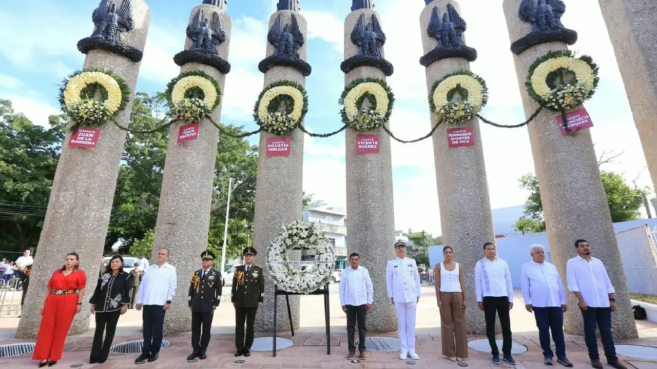 Gesta Heroica de Niños Héroes de Chapultepec Tabasco recuerda el valor de la juventud