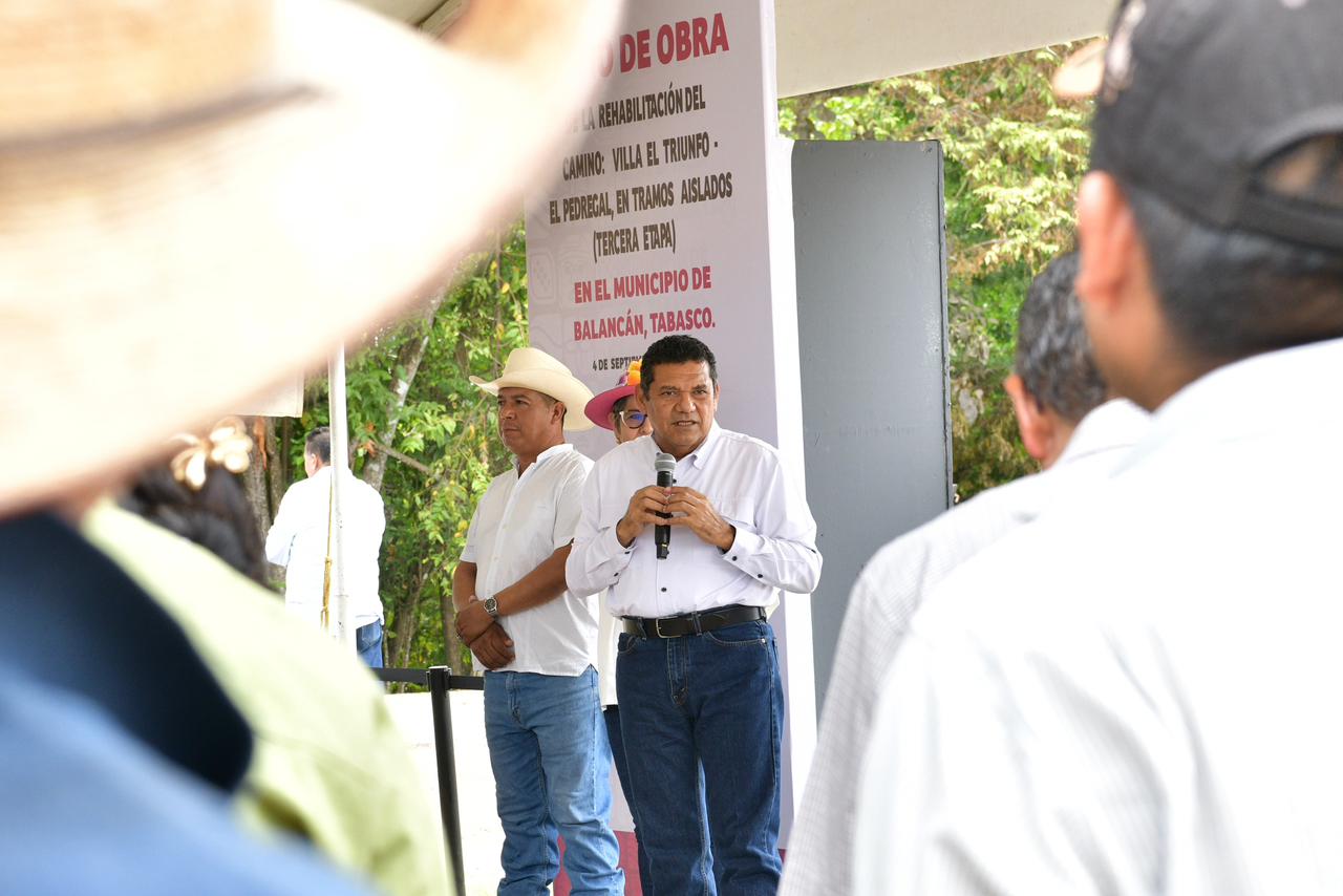 Más de 35 mdp para carretera en Balancán