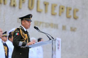 Autoridades civiles y militares rindieron homenaje a Juan de la Barrera, Juan Escutia, Agustín Melgar, Fernando Montes de Oca, Vicente Suárez y Francisco Márquez durante la conmemoración de la Gesta Heroica de Niños Héroes de Chapultepec.