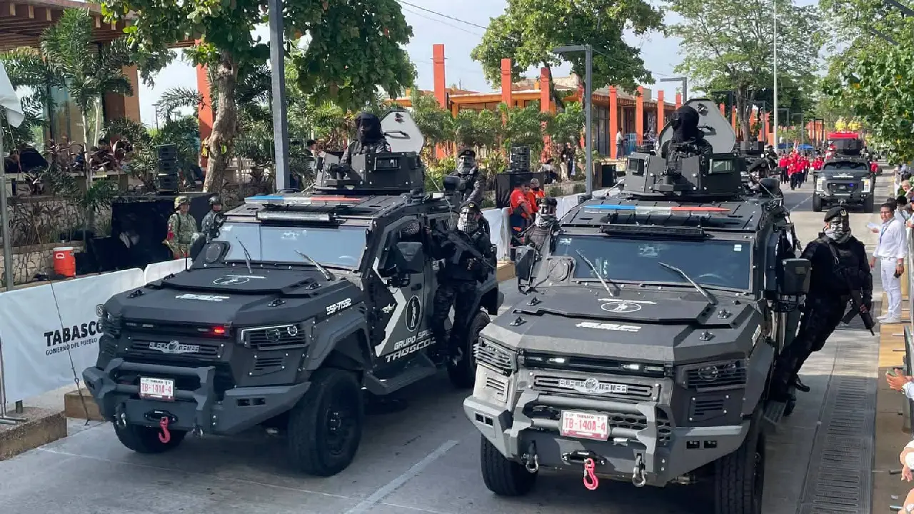 Nueva Guardia Estatal en Tabasco hace su debut oficial