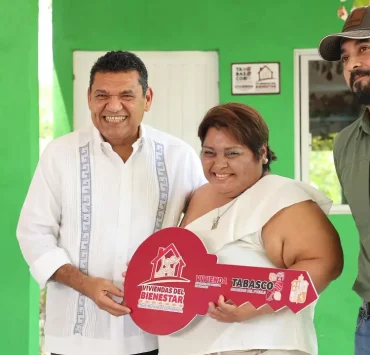 Programa estatal de Viviendas del Bienestar cambia la vida de 290 personas en Tabasco