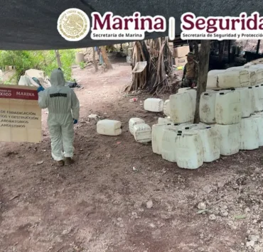1.3 toneladas de Metanfetaminas en Durango Decomisan precursores químicos