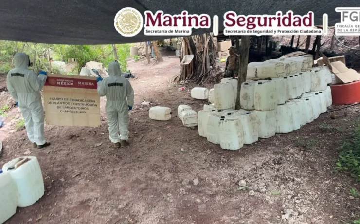 1.3 toneladas de Metanfetaminas en Durango Decomisan precursores químicos
