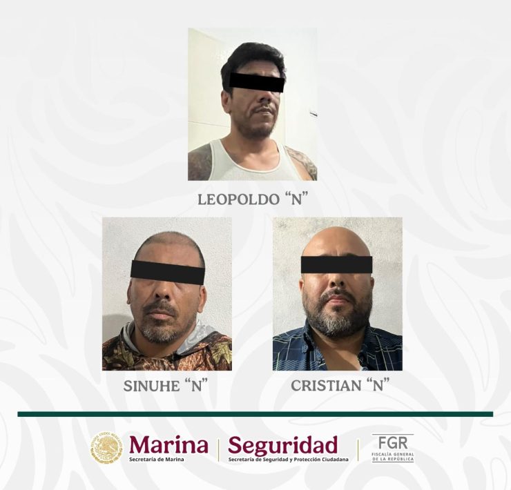 Detienen a tres personas en Colima