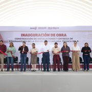Entregan obra de la Secundaria Técnica 9