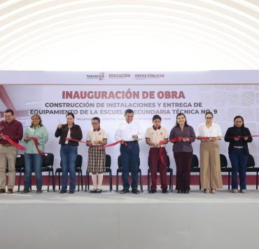 Entregan obra de la Secundaria Técnica 9