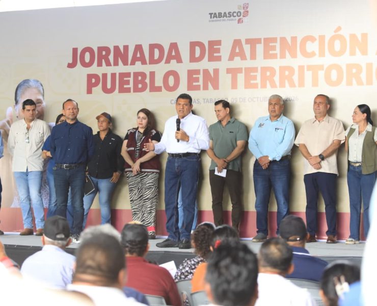 Javier May destaca avances en Cárdenas