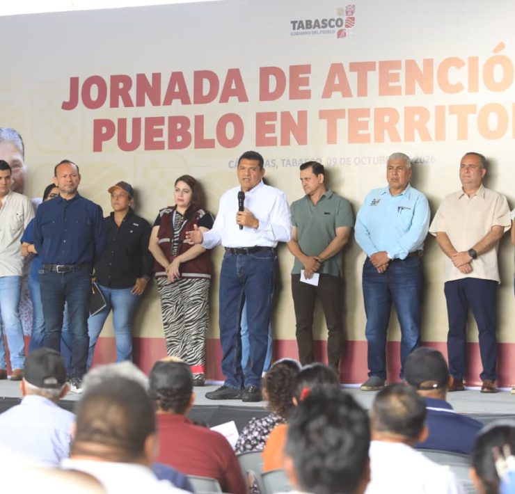 Javier May destaca avances en Cárdenas