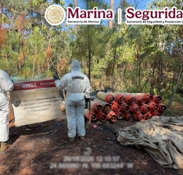 Marina inhabilita dos laboratorios clandestinos en Durango