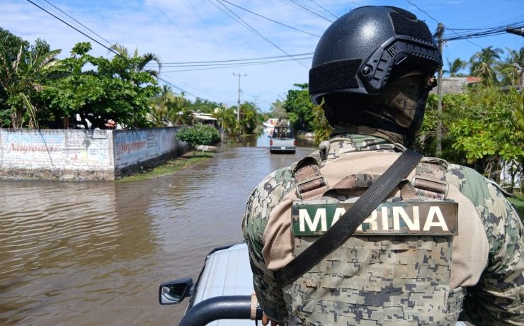 Marina mantiene operativos de emergencia en Sinaloa