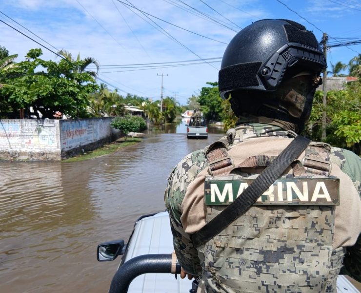 Marina mantiene operativos de emergencia en Sinaloa