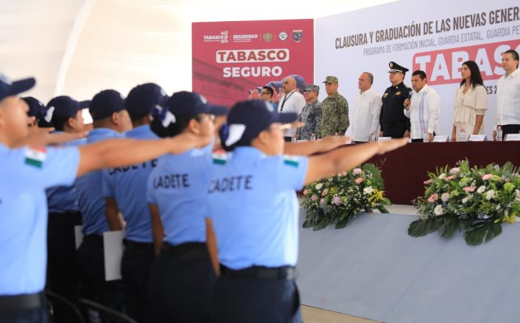 Se gradúan 238 nuevos elementos de seguridad