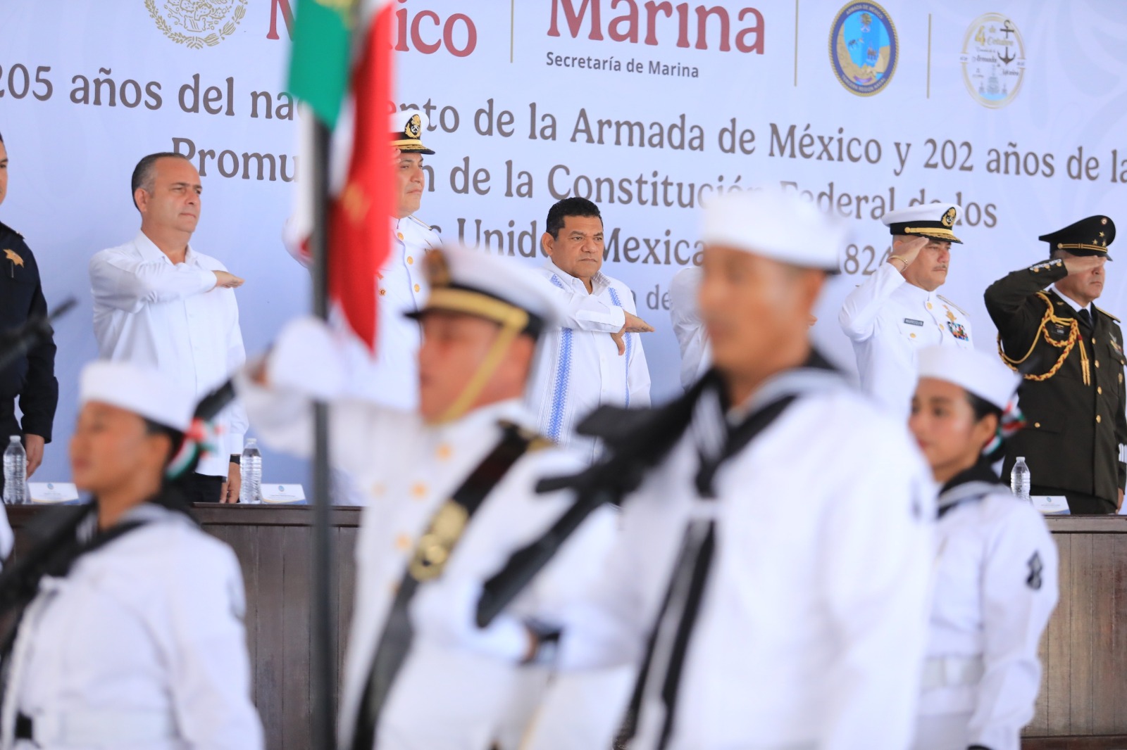 Tabasco conmemora 205 años de la Armada de México