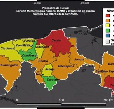 Usumacinta y Pichucalco amenazan con desbordarse